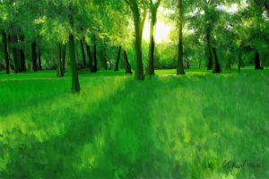 Vert (GH - huile peinture numérique - 2016)