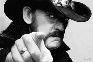 Motorhead - Lemmy Kilmister (GH - huile peinture numérique - 2016)